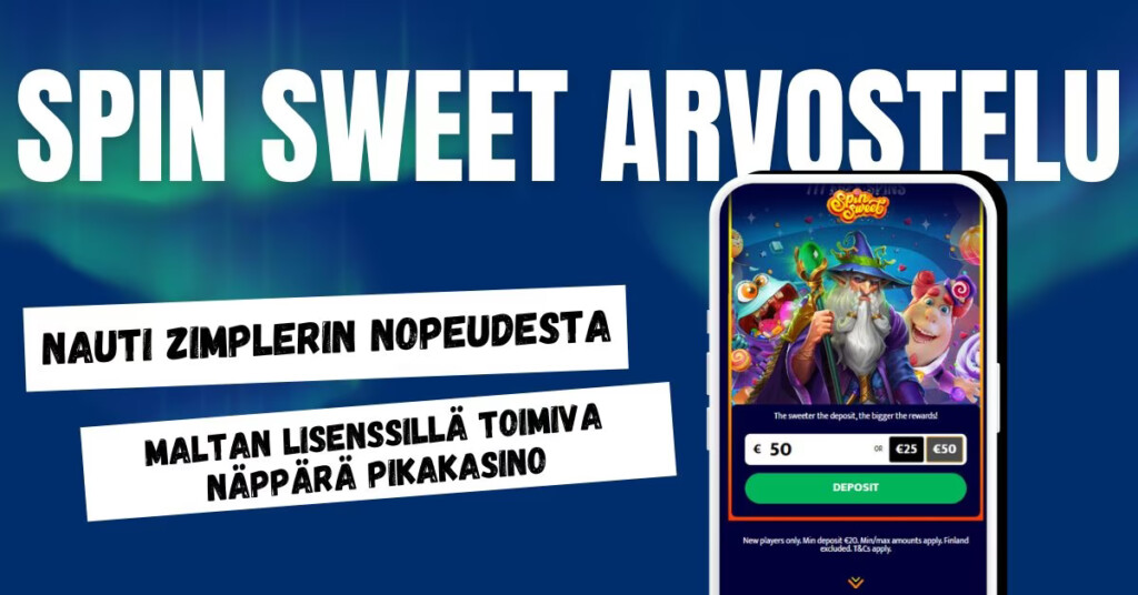 Spin Sweet Casino arvostelu ja kokemuksia