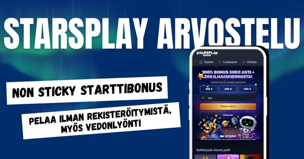 StarsPlay Casino parhaat ominaisuudet