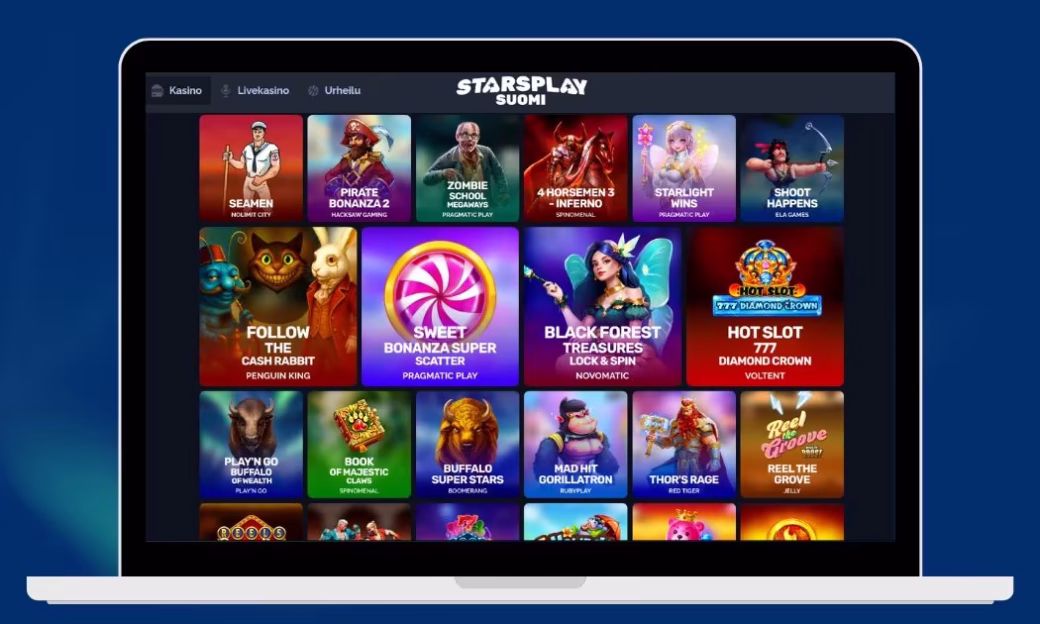 StarsPlay Casino uusimmat kolikkopelit