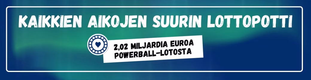 Kaikkien aikojen suurin lottopotti on Powerball lotosta