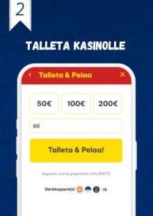 Tee talletus nettikasinolle
