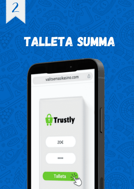 2. Talleta netticasinolle