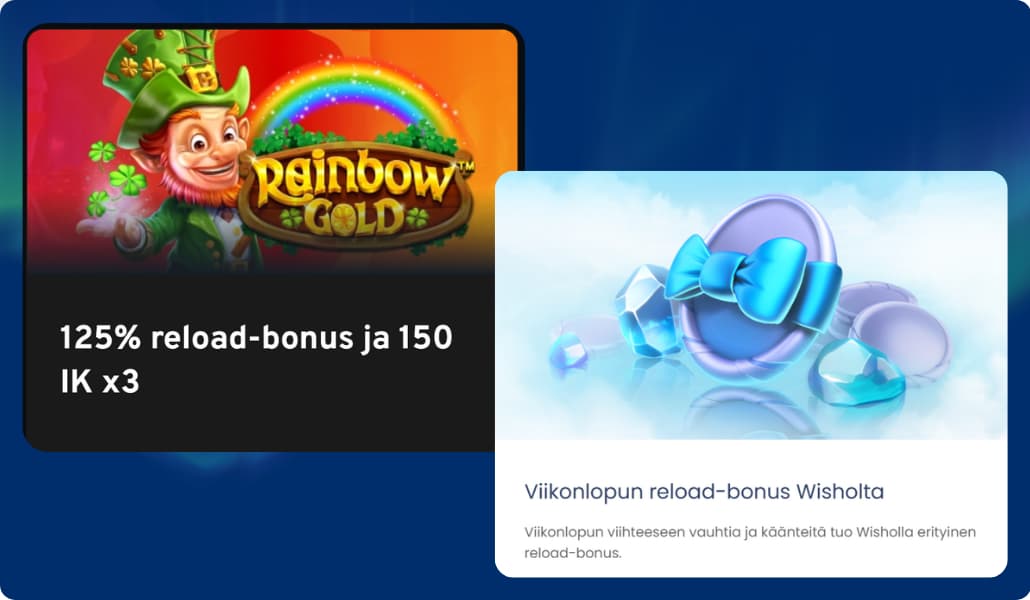 Reload-bonus vanhoille pelaajille.