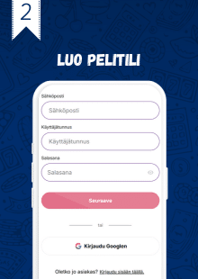 Avaa pelitili.