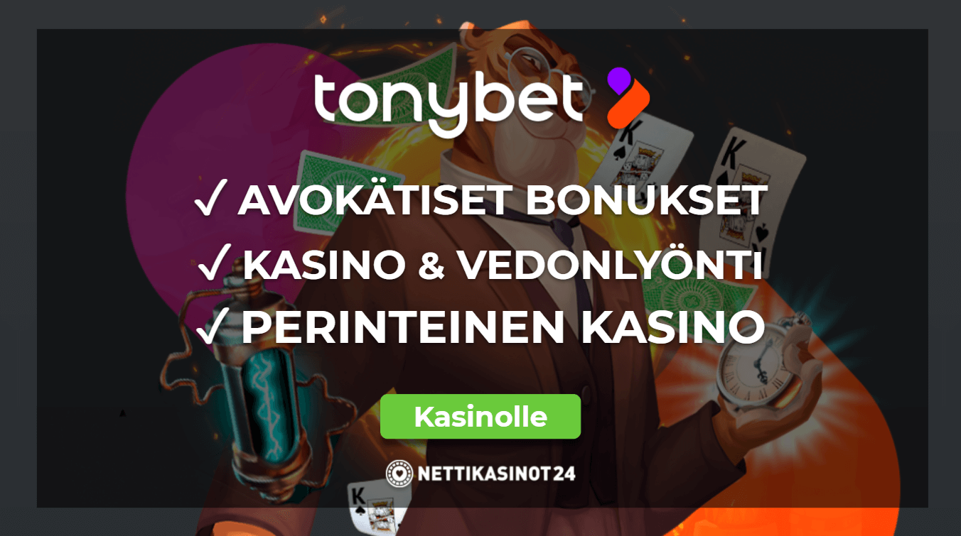 tonybet kasino kokemuksia