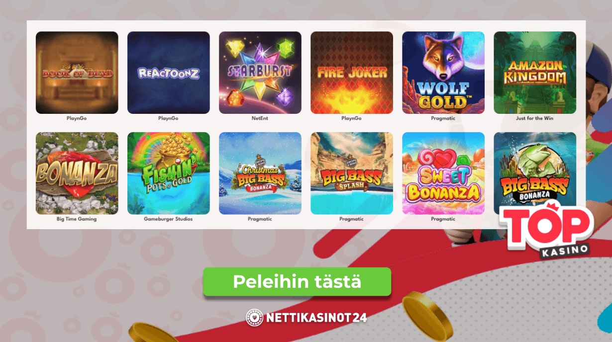 esittelyssä topkasinon pelit