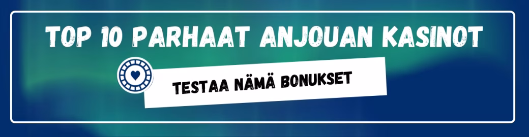 Top10 parhaat Anjouan kasinobonukset