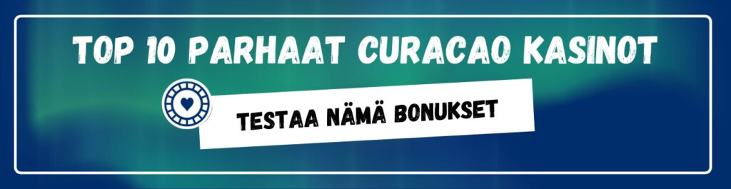 TOP10 parhaat Curacao kasinot ja niiden bonukset