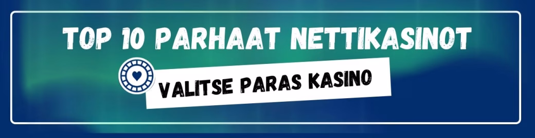 Top10 parhaat nettikasinot listaus