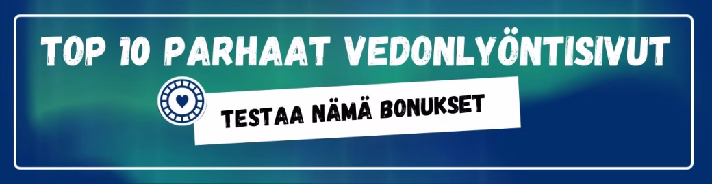 TOP 10 parhaat vedonlyöntisivut