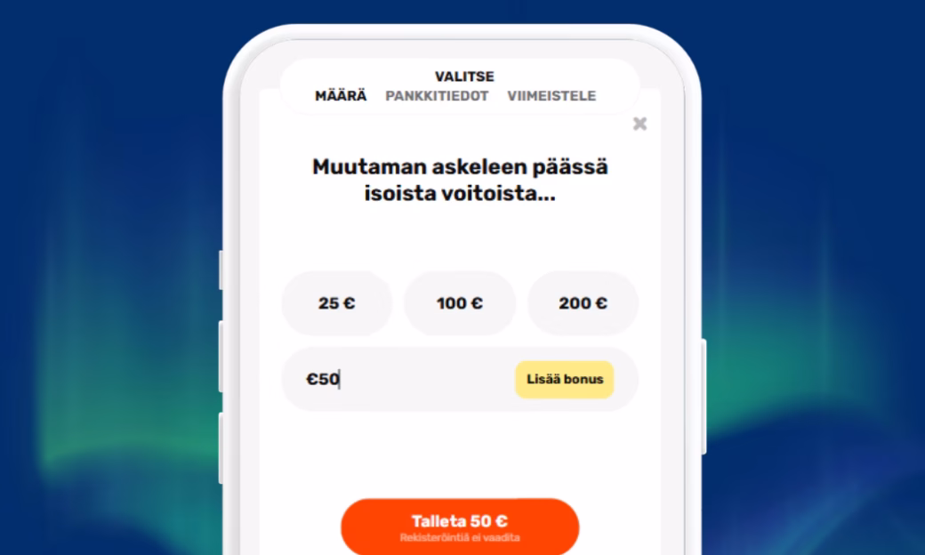 Talletukset Tuhti Kasinolle verkkopankkitunnuksin Zimplerin välityksellä.