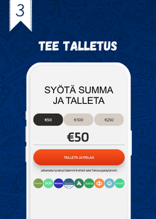 Siirry tallettamaan.