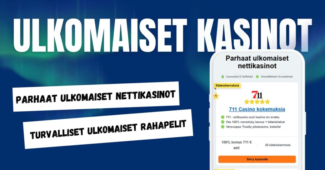 Ulkomaiset nettikasinot.