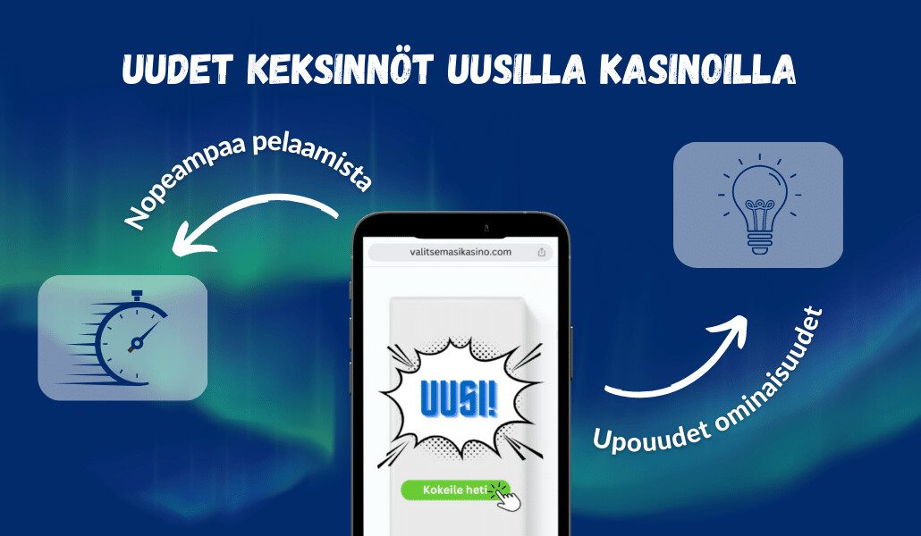 Uudet kasinot tarjoavat uusia ominaisuuksia ja nopeampaa pelaamista