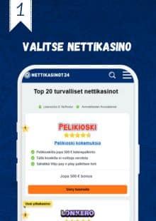 Valitse nettikasino listaltamme