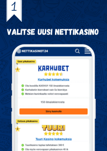 Valitse uusi nettikasino