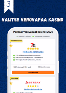 Valitse listaltamme verovapaa kasino