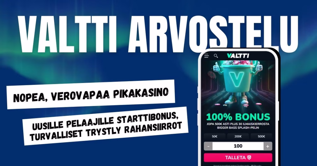 Valtti Kasino arvostelu ja kokemuksia