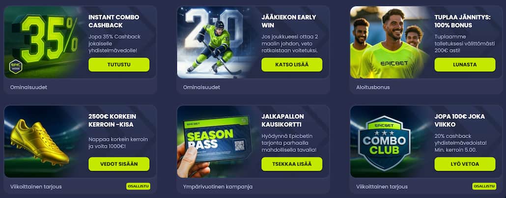 Vedonlyöntisivuston etuja ja tarjouksia.