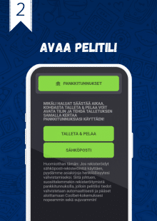 Rekisteröidy tai siirry pikatalletukseen.