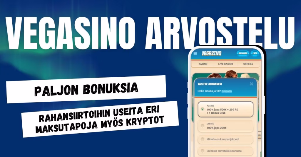 Vegasino Casino arvostelu