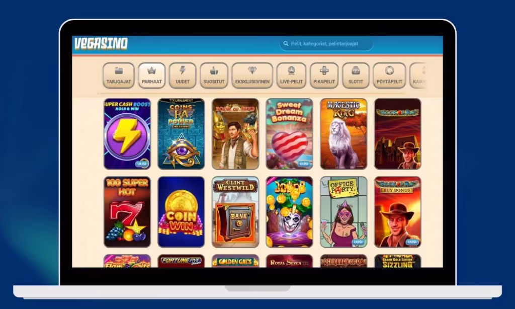 Vegasino Casino kolikkopelit