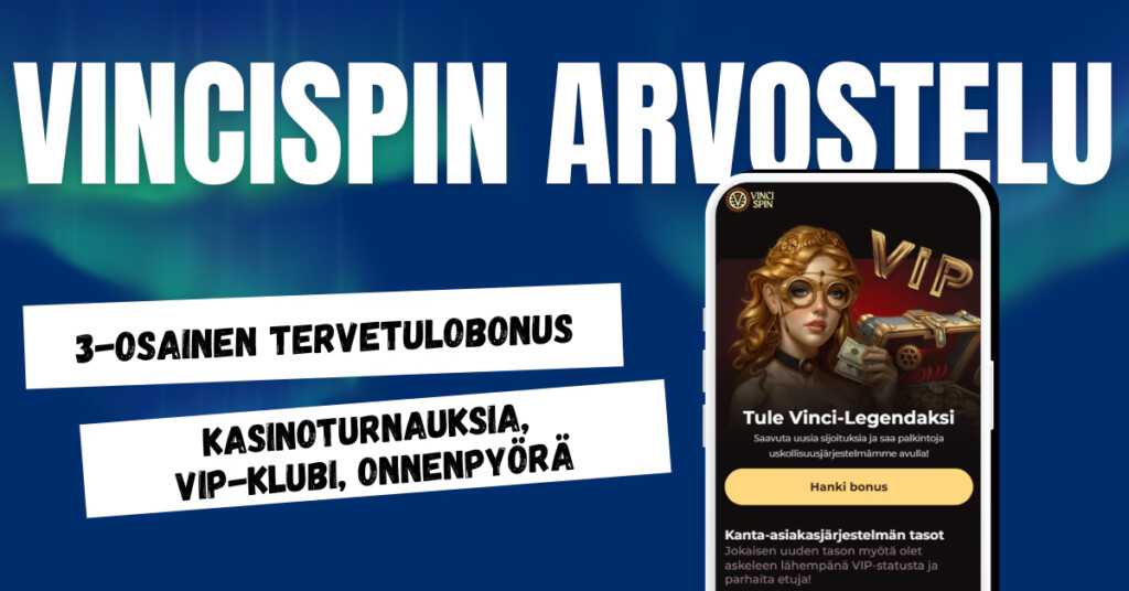 Vincispin Casino ominaisuudet