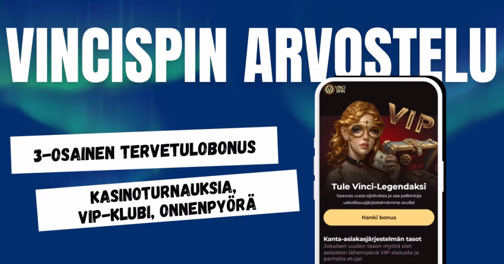 Vincispin Casino ominaisuudet