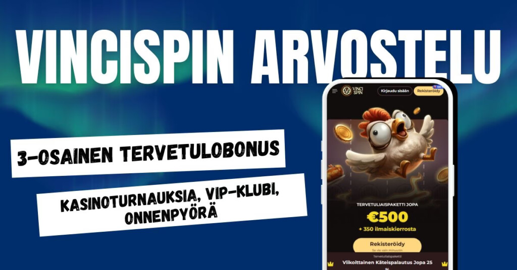 Vincispin Casino ominaisuudet