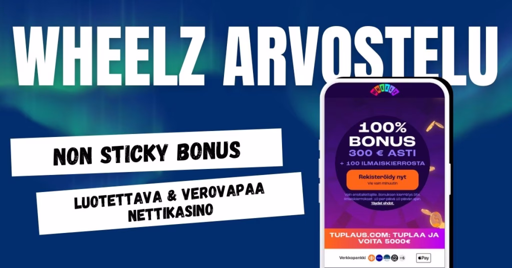 Wheelz Casino on luotettava nettikasino