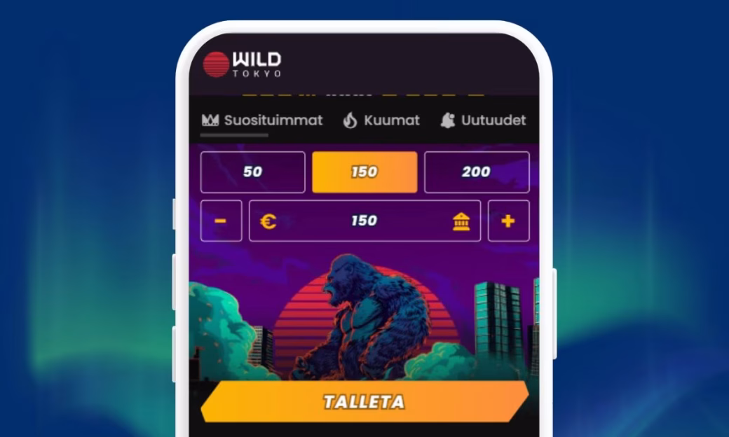 Wild Tokyo Casinolle talletat verkkopankkitunnuksin Zimplerillä