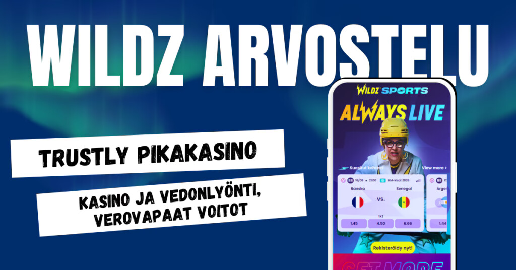 Wildz Casino arvostelu ja kokemuksia.