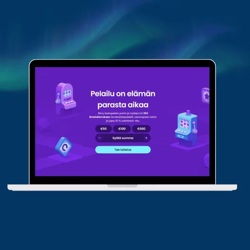 winnerz tervetulosbonus ja etusivu