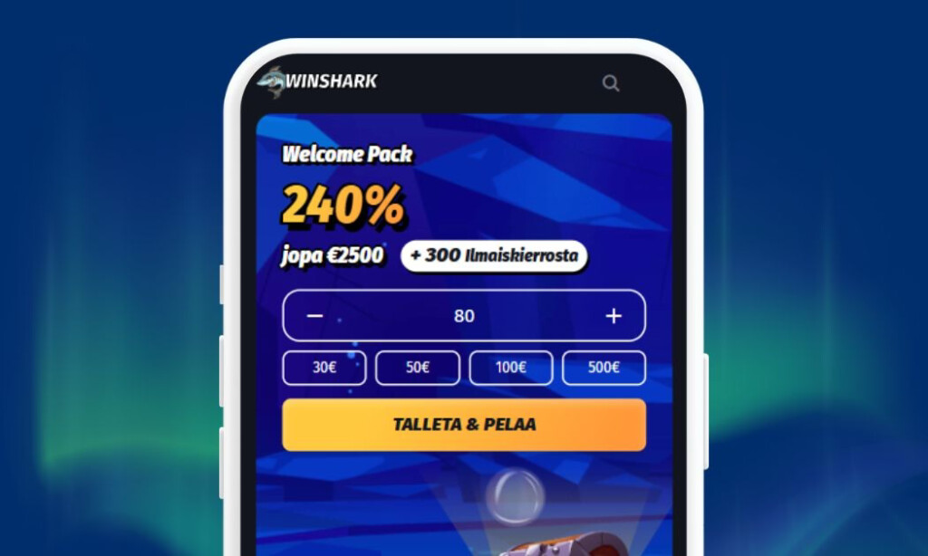 Winshark Casino nopeat talletukset verkkopankkitunnuksin.