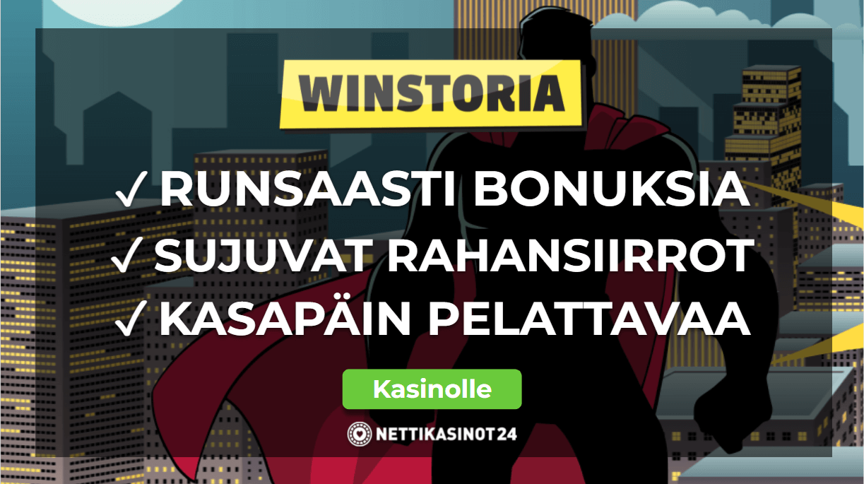 winstoria nettikasino bonukset