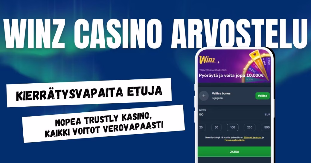 Winz Casino arvostelu ja kokemuksia