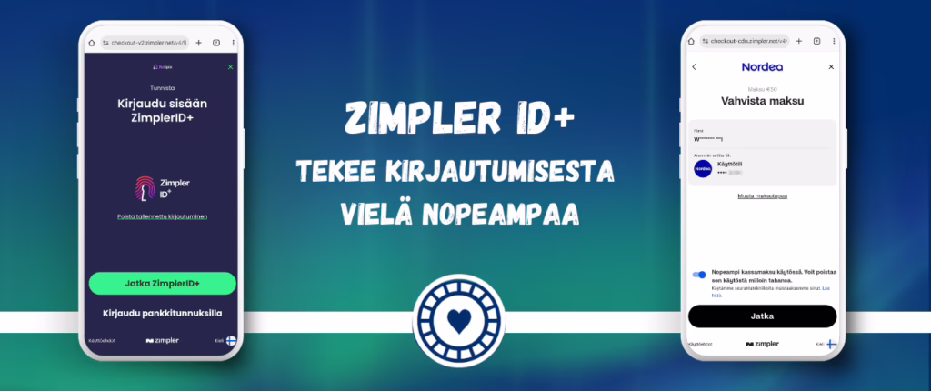 Zimpler ID+ tekee kirjautumisesta nopeaa.